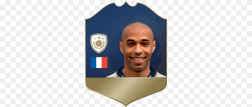 Fifa 18 Icon Thierry Henry Fut Card Henry Fifa 18 Card, Adult, Male, Man, Person Free Png Download