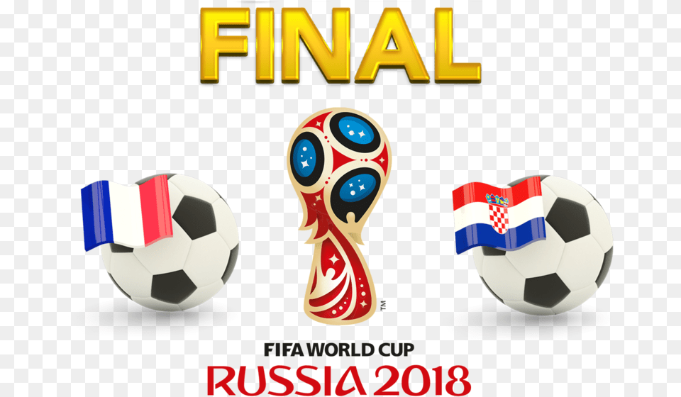 Fifa World Cup 2018 Final Match France Vs Croatia 2018 Fifa World Cup, Ball, Football, Soccer, Soccer Ball Png