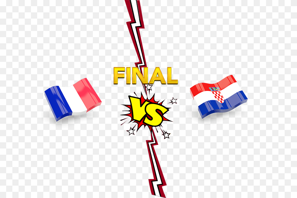 Fifa World Cup Final Match France Vs Croatia Transparent, Flag Free Png