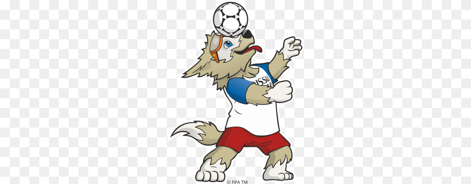 Fifa World Cup Logo Mascot Zabivaka Logo, Ball, Football, Soccer, Soccer Ball Png Image