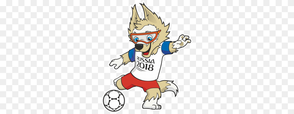 Fifa World Cup Logo Mascot Zabivaka Logo, Baby, Person Png