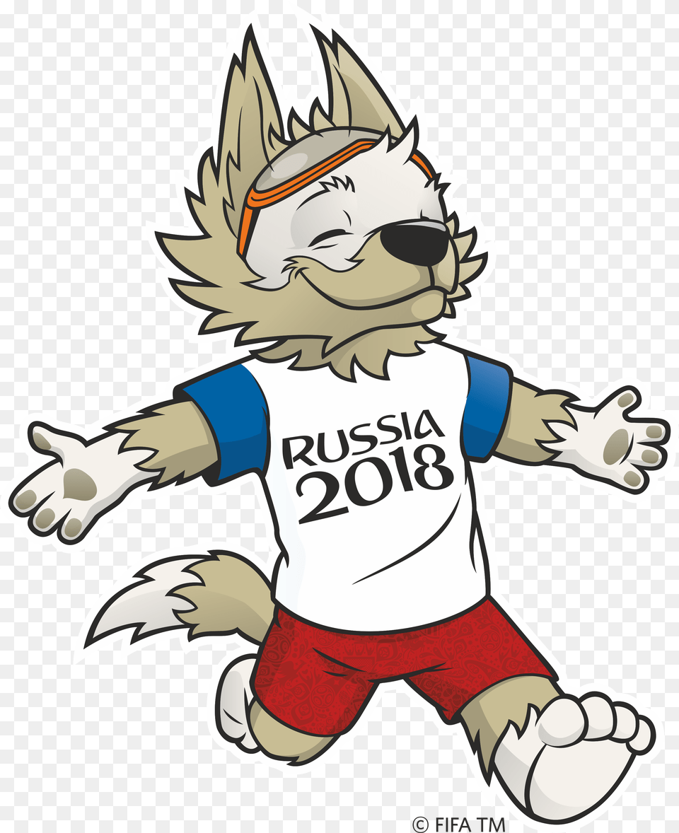 Fifa World Cup Logo Mascot Zabivaka Logo Fifa Zabivaka 2018 Zabivaka Logo, Baby, Person Png