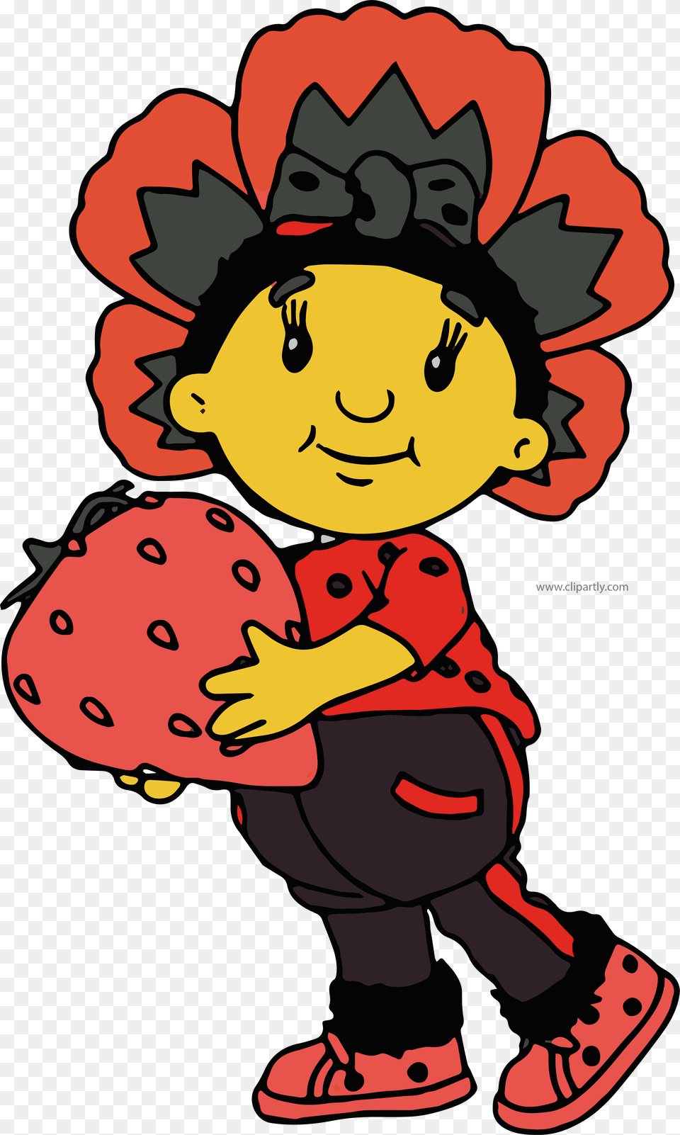 Fifi Cherry Clipart Fifi And The Flowertots Poppy, Baby, Face, Person, Head Png