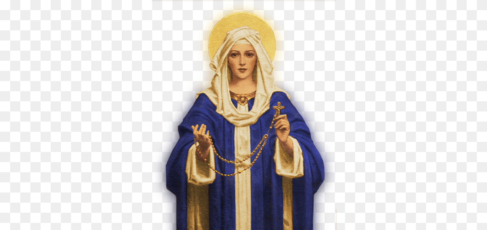 Fifteen Promises Of The Blessed Virgin To Christians Rosary Mary, Fashion, Person, Female, Adult Png Image