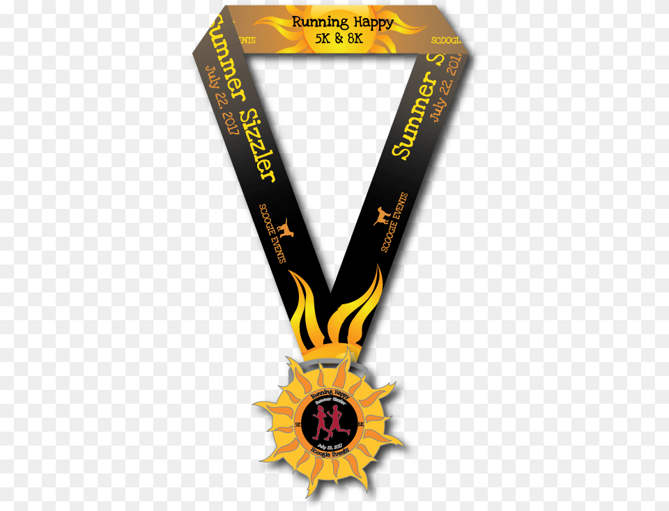 Fifth Annual Summer Sizzler, Gold Png Image