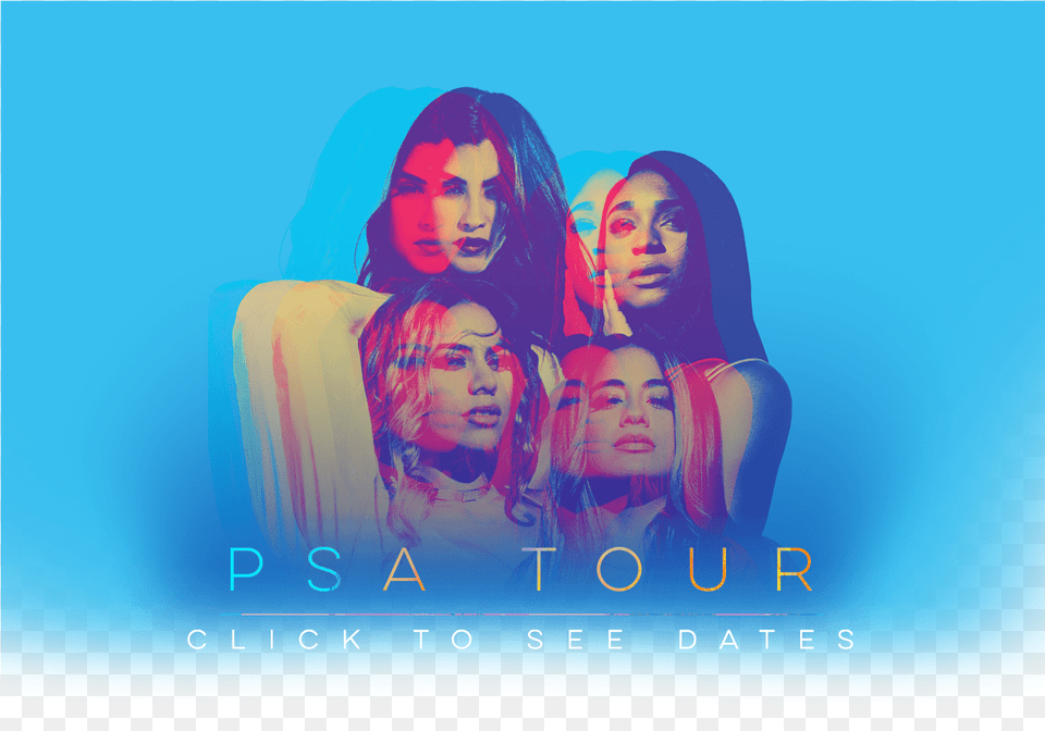 Fifth Harmony Official Website New Al Fifth Harmony Tour 2018, Advertisement, Poster, Face, Head Free Png