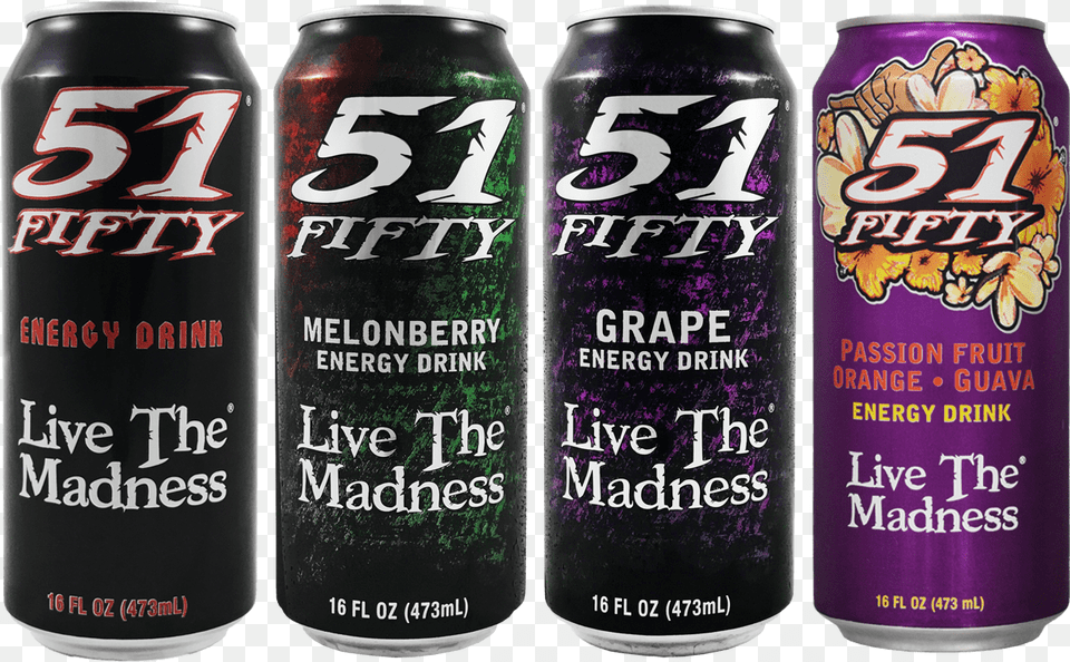Fifty Energy Inc, Can, Tin, Beverage, Soda Free Png