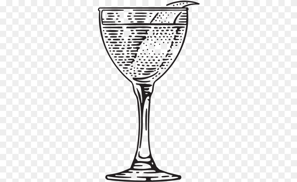 Fifty Fifty Cocktail, Glass, Goblet, Alcohol, Beverage Png Image
