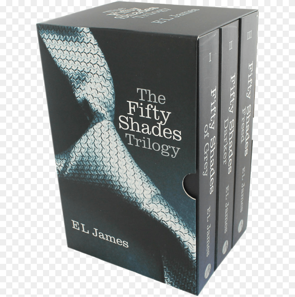 Fifty Shade Box Set Fifty Shades Book Cover, Publication, Accessories, Formal Wear, Tie Free Png
