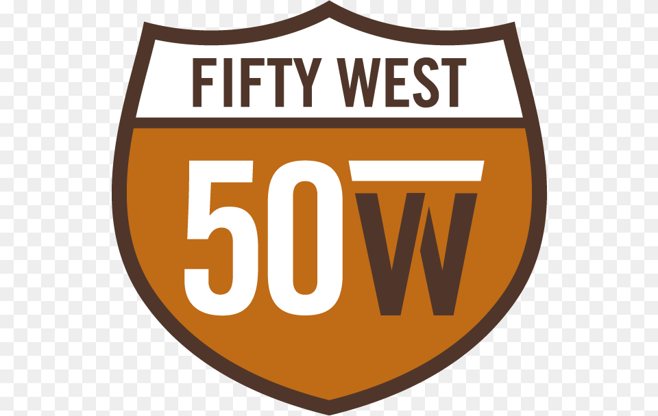 Fifty West Brewing, Logo, Badge, Symbol Free Transparent Png
