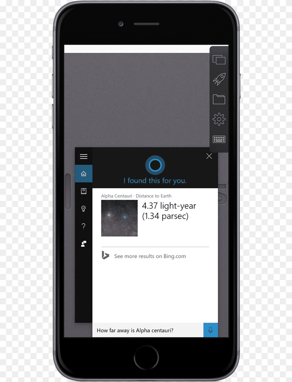 Fig 3 Win10 Cortana Alphacentauri, Electronics, Mobile Phone, Phone Png Image