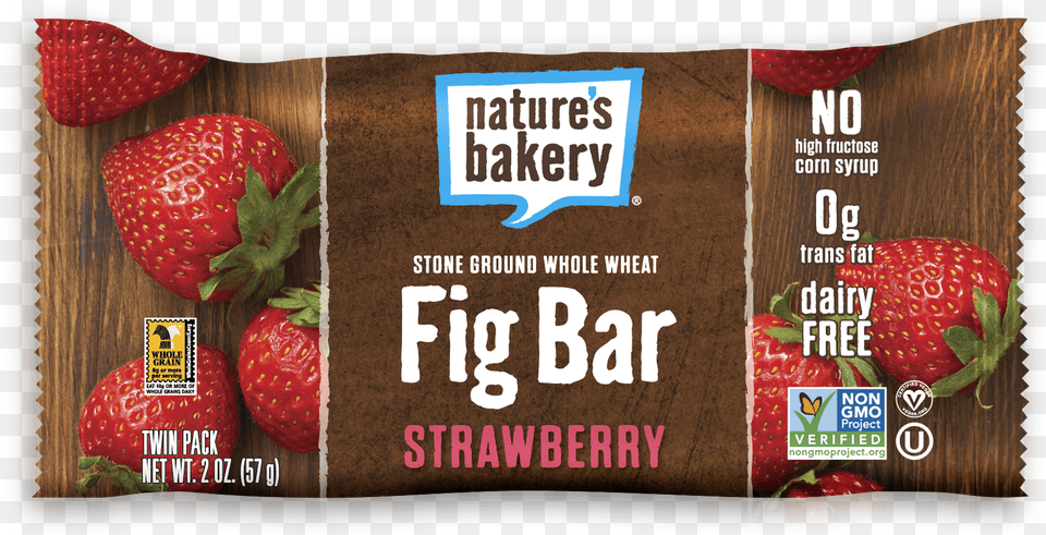 Fig Bar Strawberry, Berry, Food, Fruit, Plant Free Png