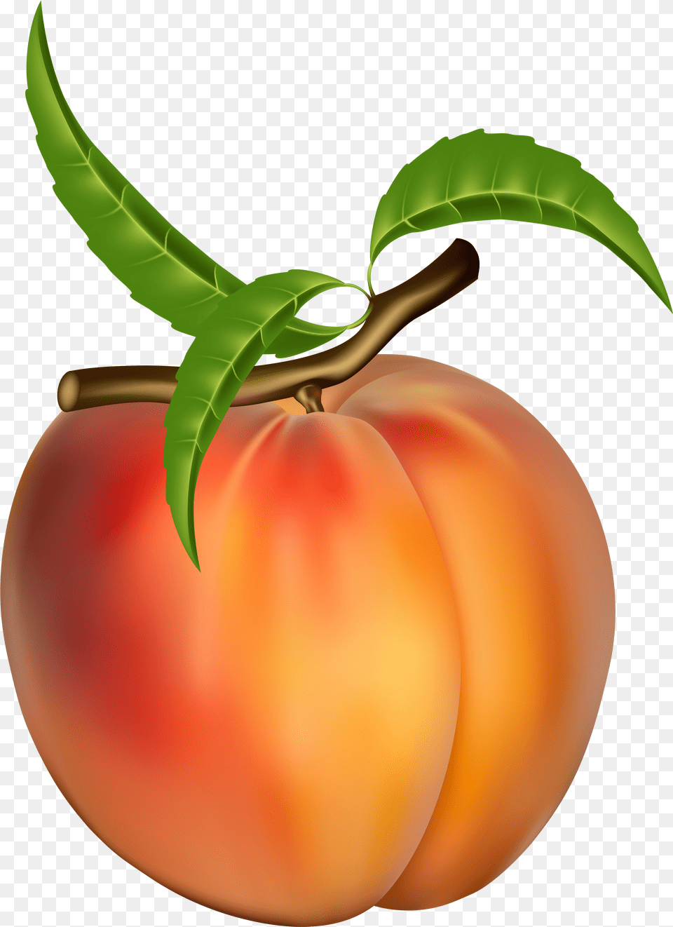 Fig Clipart Peach Tree Peach Fruit Clip Art, Food, Plant, Produce Free Png