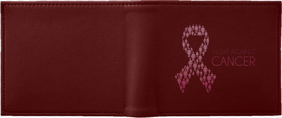 Fight Againt Cancer Wallet, Accessories, Text, Bag, Handbag Free Png