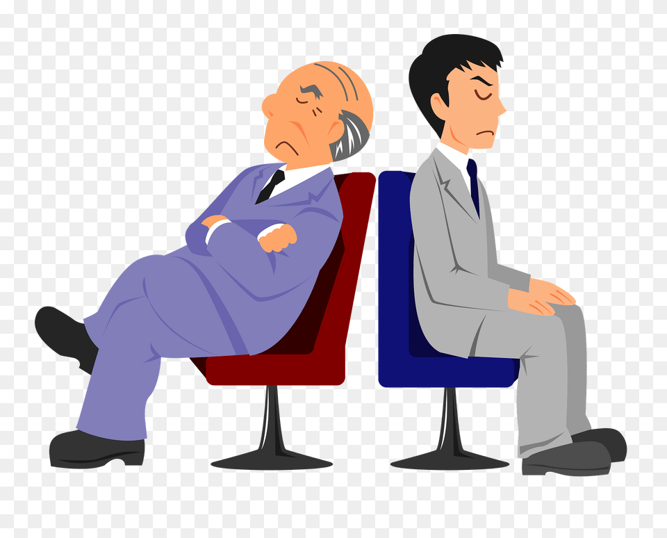 Fight Boss Staff Clipart, Person, Sitting, Adult, Man Png