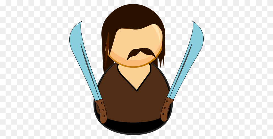 Fight Clipart, Face, Head, Person, Sword Free Png