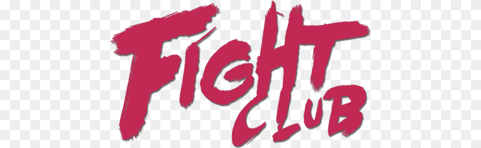 Fight Club Image Fight Club Movie Logo Image Fight Club Logo, Text, Handwriting, Person Free Png