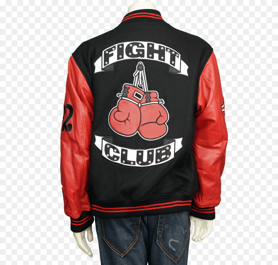Fight Club Varsity Jacket, Clothing, Coat, Glove, Jeans Free Png