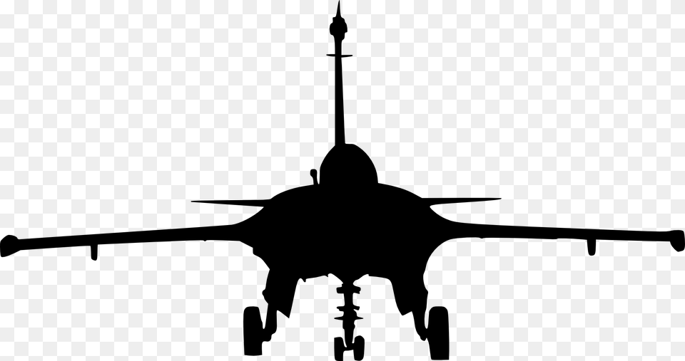 Fight Drawing At Getdrawings Fighter Jet Front View, Aircraft, Airplane, Landing, Silhouette Png