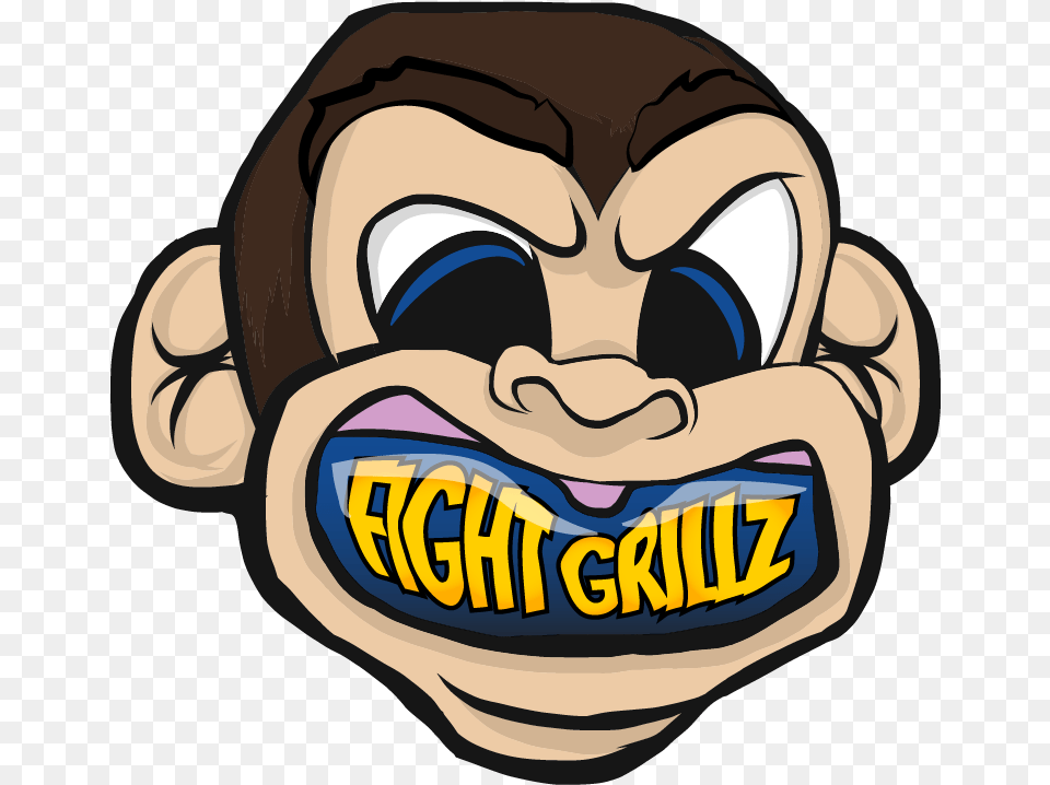 Fight Grillz Logo Design Cartoon, Baby, Person Free Png Download