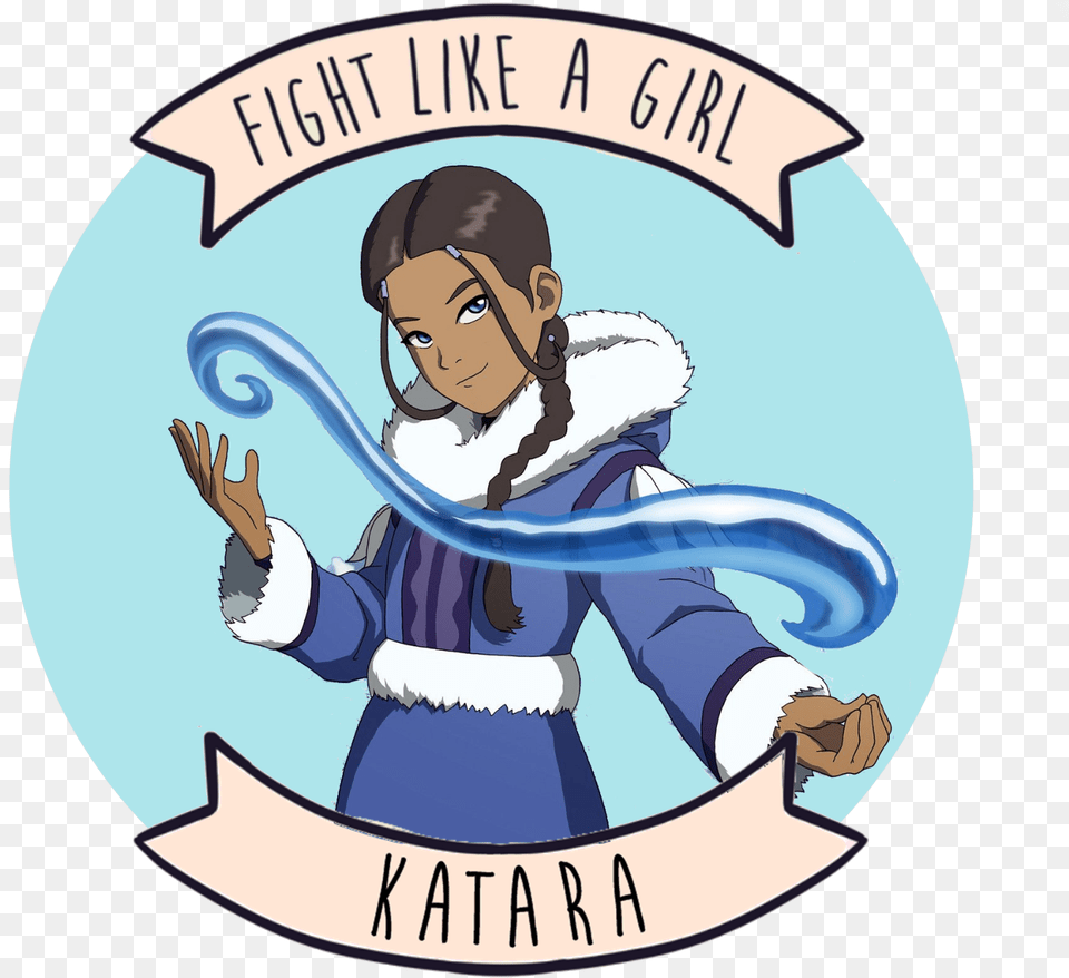 Fight Like A Girl Avatar The Last Airbender Avatar The Last Airbender, Book, Publication, Baby, Comics Png Image