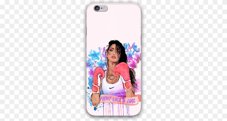 Fight Like A Girl Iphone 6s Mobile Case Fight Like A Girl, Adult, Female, Person, Woman Png
