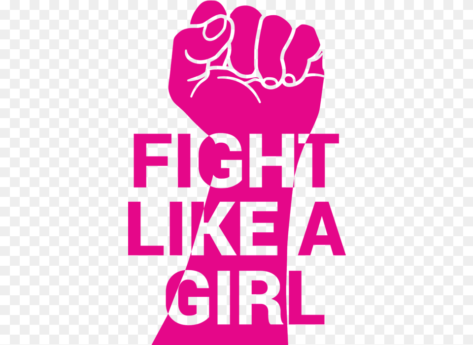 Fight Like A Girl Raised Fist Shower Curtain Fight Like A Girl Fist, Body Part, Hand, Person Png