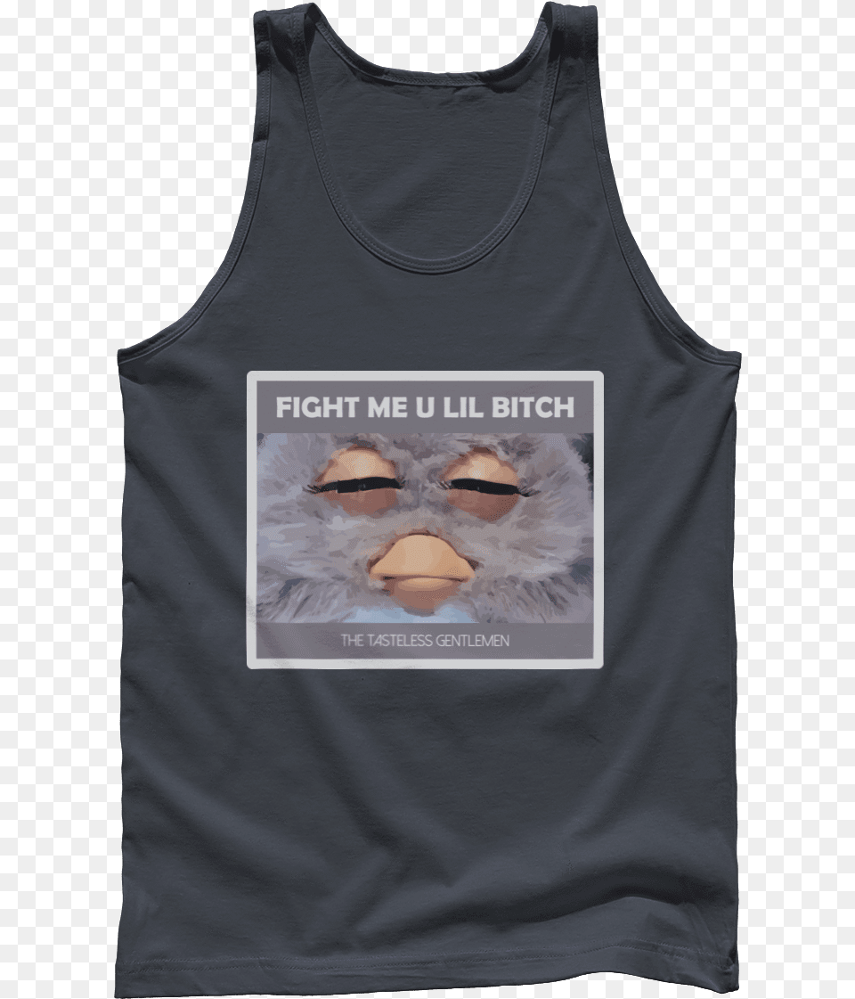 Fight Me U Lil Btch Donald Trump, Clothing, Tank Top, Person, Face Free Png
