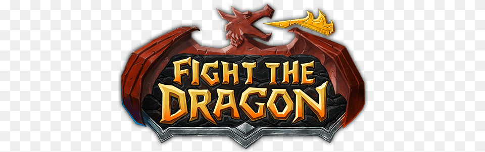 Fight The Dragon A Community Created Hacku0027n Slash Rpg From Fight The Dragon Logo, Bulldozer, Machine Png