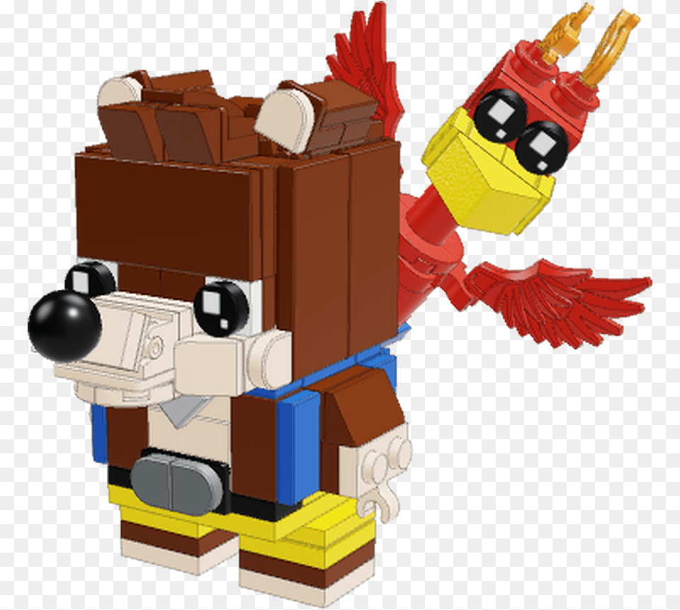 Fighter 73 Banjo Kazooie Logo, Robot, Toy Png