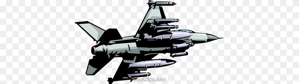 Fighter Jet Royalty Vector Clip Art Illustration Avio De Desenho, Aircraft, Transportation, Vehicle, Airplane Free Png Download