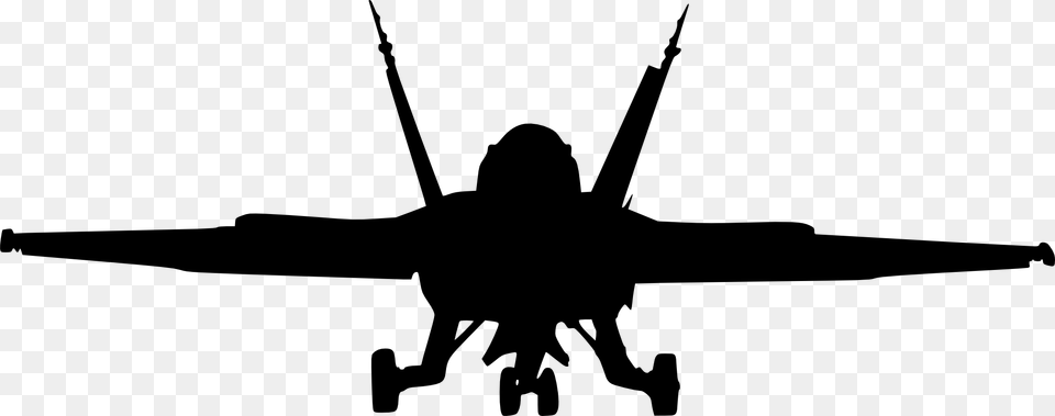 Fighter Jet Silhouette Transparent, Aircraft, Airplane, Vehicle, Landing Free Png Download