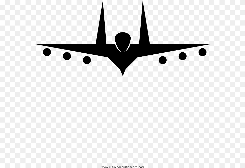 Fighter Plane Coloring, Gray Png Image