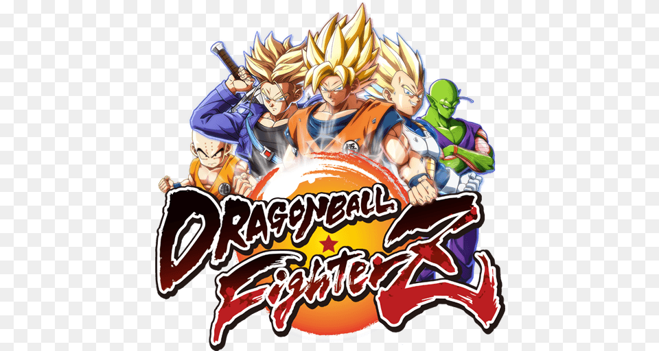 Fighterz Logo Dragon Ball Fighterz, Book, Comics, Publication, Baby Free Transparent Png