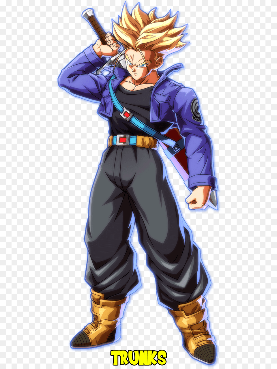 Fighterz Pass Trunks Dragon Ball Fighterz, Adult, Book, Publication, Comics Free Png Download