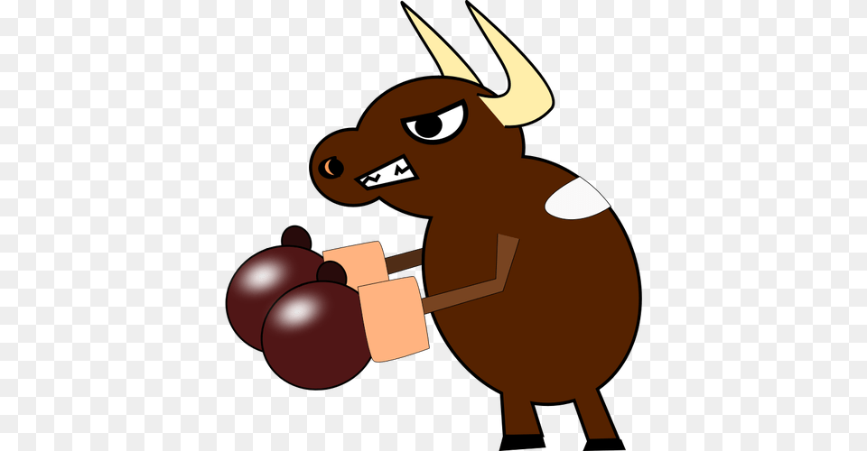 Fighting Cow Vector Graphics, Baby, Person, Animal, Mammal Free Png