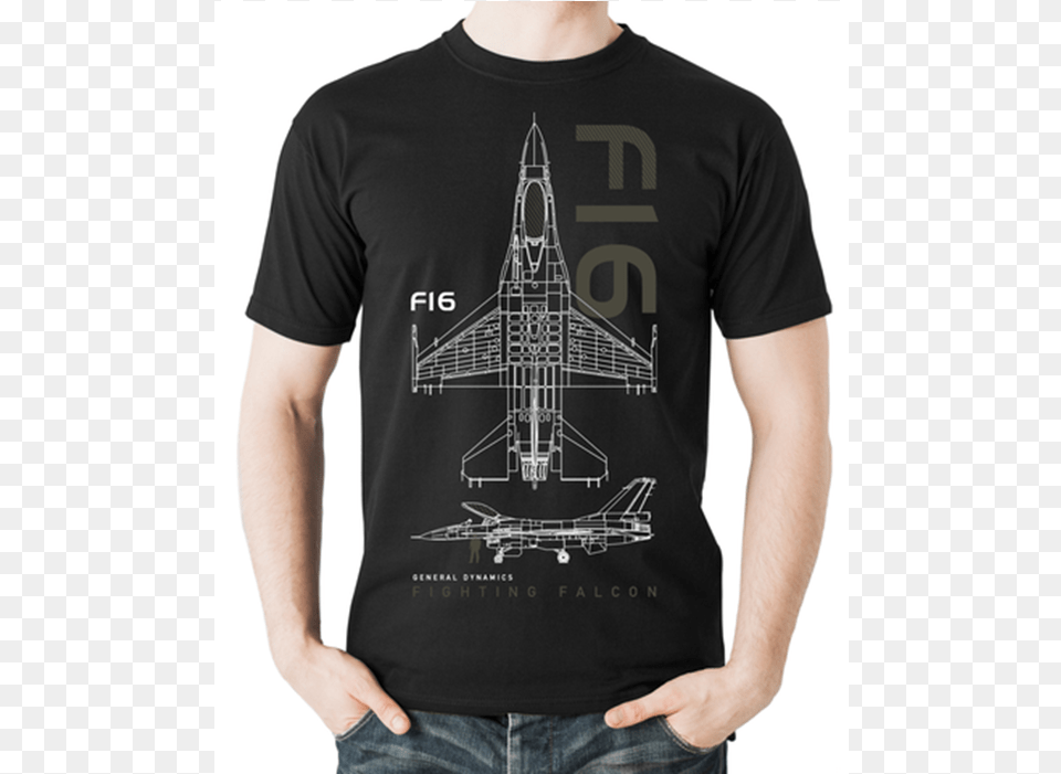 Fighting Falcon T Shirt, T-shirt, Clothing, Adult, Person Png