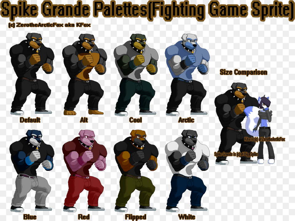 Fighting Game Sprite Fighting Games Palette Swaps, Adult, Male, Man, Person Png Image