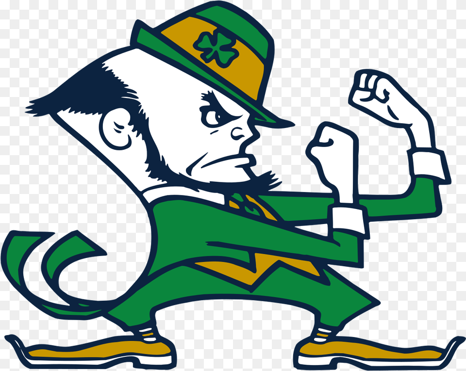 Fighting Irish Notre Dame Logo, Art, Performer, Person, Face Free Png Download