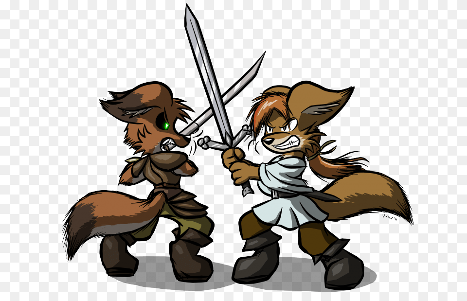 Fighting Picture Sword, Book, Comics, Publication, Baby Free Transparent Png