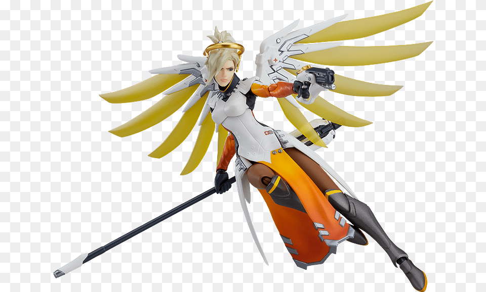 Figma Mercy Figma Mercy Figma Mercy, Figurine, Adult, Female, Person Free Png