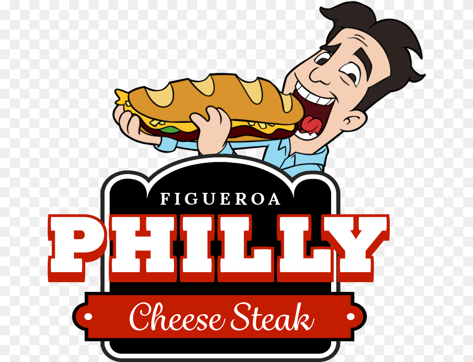 Figueroa Philly Cheese Figueroa Philly Logo, Food, Hot Dog, Baby, Person Png Image