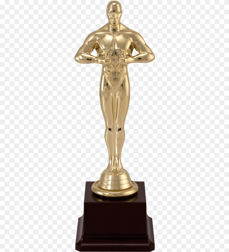 Figur Oscar Statue, Trophy, Adult, Male, Man Free Png