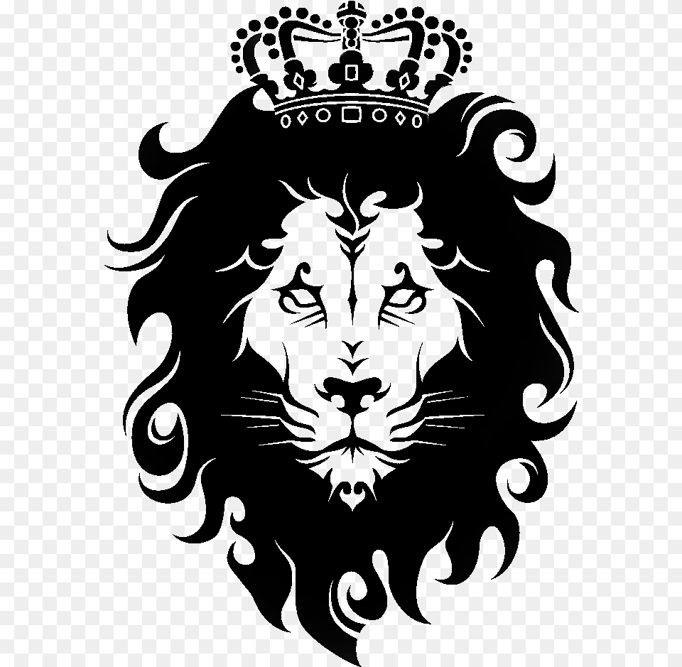 Figura Leo Vetor King Lion Black And White, Nature, Night, Outdoors, Lighting Png Image