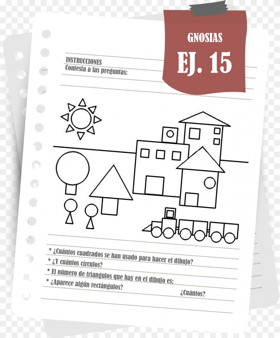 Figuras Geomtricas Dibujo Con Lineas Perpendiculares Y Paralelas, Page, Text Png