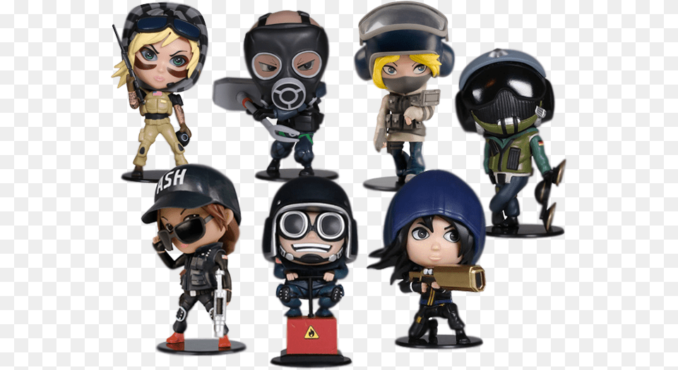 Figuras R6 Rainbow Six Siege Pop Figures, Baby, Doll, Person, Toy Png Image