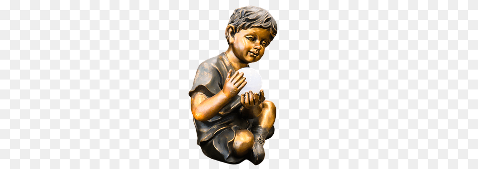 Figure Bronze, Person, Sphere, Art Png