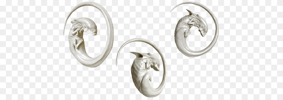 Figure Accessories, Earring, Jewelry, Silver Png