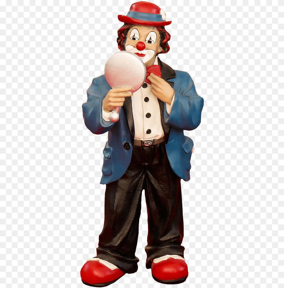 Figure Clown Porcelain Photo Figura De Un Payaso, Person, Performer, Face, Head Free Png Download