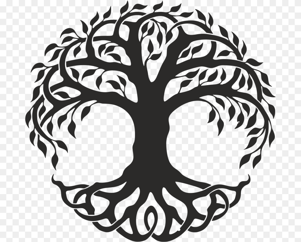 Figure Drawing Tree Of Life Clip Art Image Tree Of Life Svg, Stencil, Sticker, Animal, Mammal Free Transparent Png
